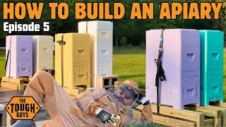 How to Build an Apiary: Episode 5 - Painting Hives, Layout, and Medium Supers