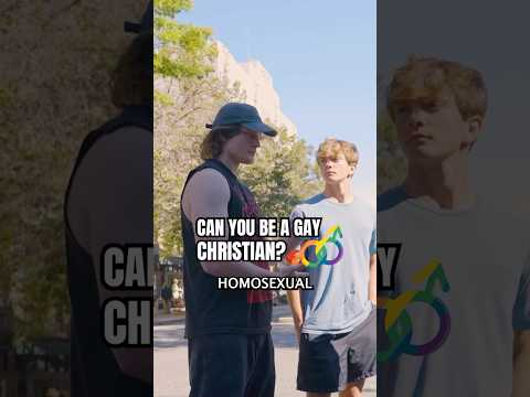 Can you be a gay Christian? 🏳️‍🌈 ✝️#evangelism #thegospel #jesus #santacruz #lgbtq #jesussaves