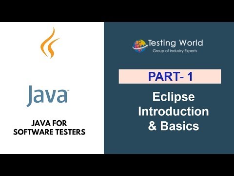 Java for Software Testers: Eclipse Introduction & Basics Video