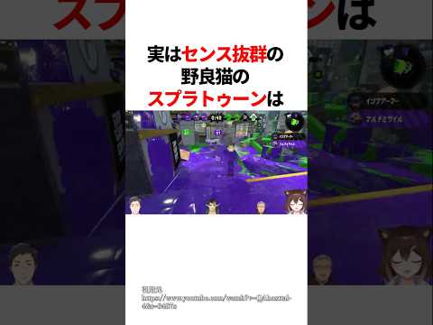 実はセンス抜群の野良猫のスプラトゥーン　#youtuber#vtuber#雑学#豆知識