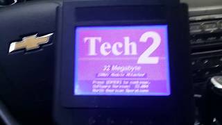 How to check SRS with a Tech 2