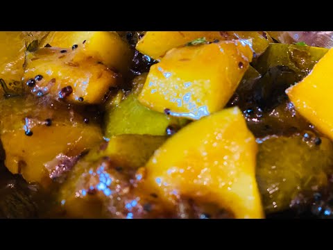 Sweet spicy mango- Mauritian food