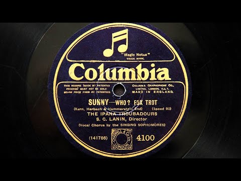Ipana Troubadours – Who? (1926)