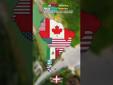 Map of North America,but in South America #mapping #mapper