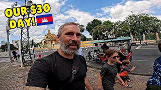 $30 Day in Phnom Penh 🇰🇭 | Noodles, Pigeons & River Cruise!