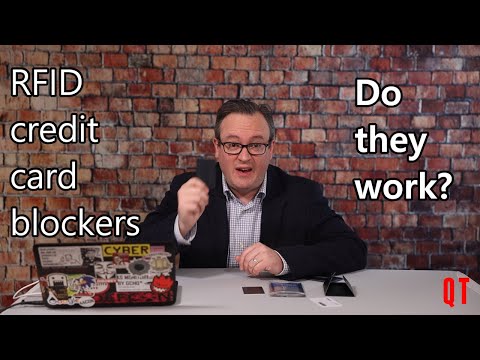 Do RFiD /Contactless credit card blockers work ?