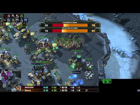 (HD966) Bbyong vs DRG -TvZ - G3 - Heart of the Swarm [FR]