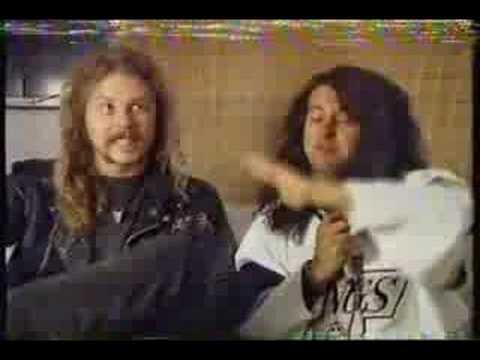 James Hetfield - a clip of Monsters of Rock Interview