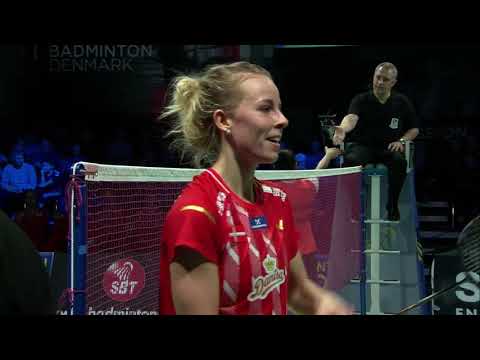 Match point - Denmark (Mia Blichfeldt) vs Netherlands (Gayle Mahulette) - SF highlight - EMTC 2019