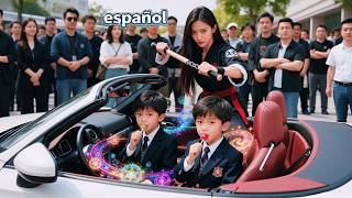 Los gemelos genio del CEO abrazan a una limpiadora y la llaman mamá porque reconocen su olor.