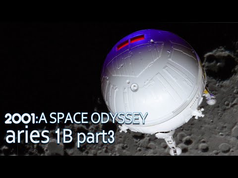 2001年宇宙の旅 アリエス号 プラモデル紹介パート３ / 2001:a space odyssey 1/48 scale ARIES 1B plastic model kit PART3