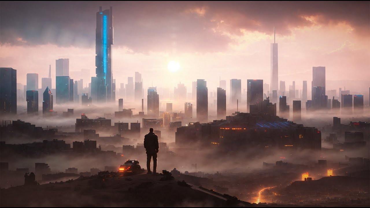 Devastated Cyberpunk City - Stable Diffusion practice