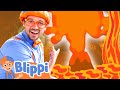 Blippi Goes Inside A Volcano To Explore Science Blippi Learn Colors And Science