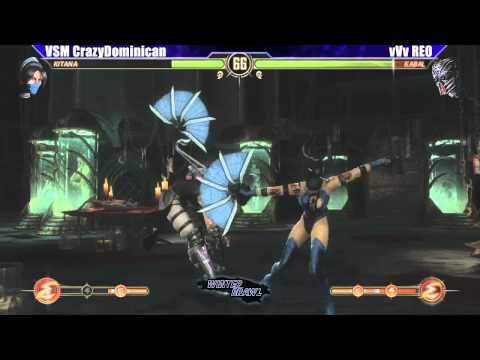 MK9 Losers Finals VSM Crazy Dominican vs vVv REO - WB6 Road to Evo 2012
