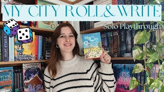 My City Roll and Write -  Chapter 2 | Solo Playthrough