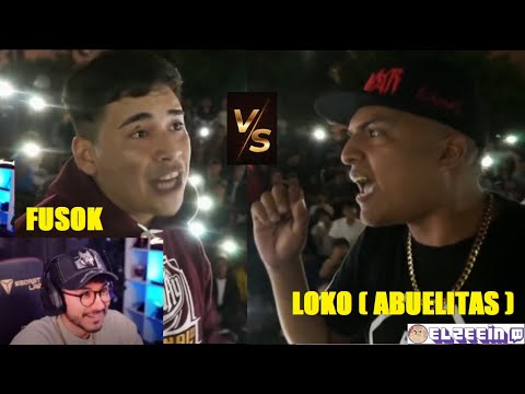 ZEIN REACCIONA A FUSOK VS LOKO DE LAS ABUELITAS ... 🤣 BATALLAS DE RAP ... 😂 CAGUE DE RISA 😂