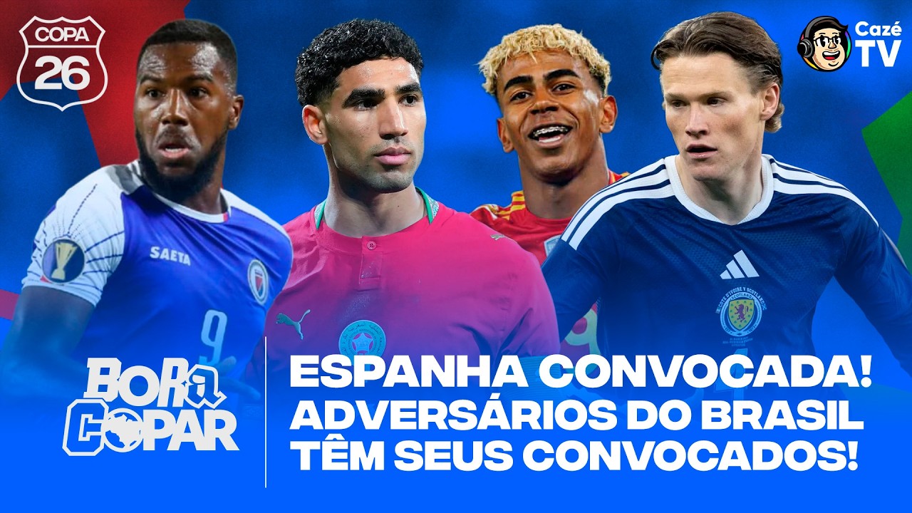 A ESPANHA É FAVORITA? ESCÓCIA, HAITI E MARROCOS DEFINEM SUAS LISTAS PARA A COPA! | BORA COPAR #10