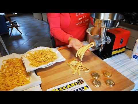 Come funziona il TORCHIO ELETTRICO PER PASTA OMRA