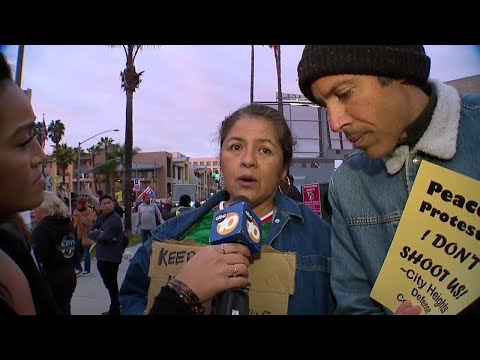 Protesters Rally in City Heights Calling for ICE Out of San Diego