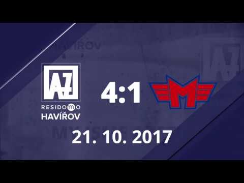 AZ Residomo Havířov - ČEZ Motor České Budějovice 4:1, 21.10.2017 sestřih utkání