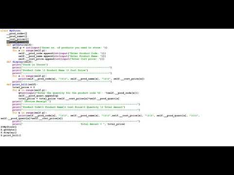 Chapter 10 Python Classes And Objects Example 2