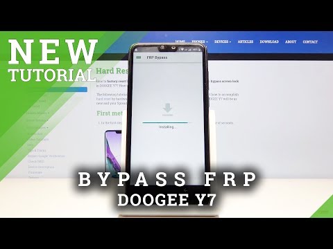 How to Bypass Google Verification in DOOGEE Y7 - FRP Unlock