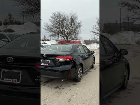 2023 Toyota Corolla Hybrid LE CVT in Black for sale at Forbes Waterloo Toyota in Waterloo, ON