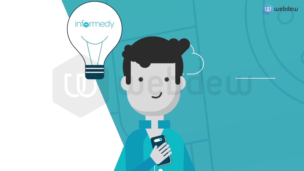 A 2D animation explainer video for Informedy - #WebdewPortfolio