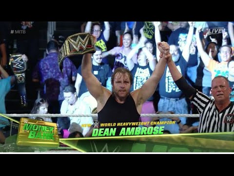 OMG!! DEAN AMBROSE NEW WWE CHAMPION