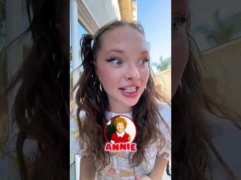 I WAS IN THE MOVIE ANNIE 😲🫨👨🏻‍🦲👩🏻‍🦰 #shorts