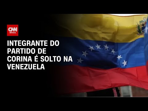 Integrante do partido de María Corina Machado é solto na Venezuela | AGORA CNN
