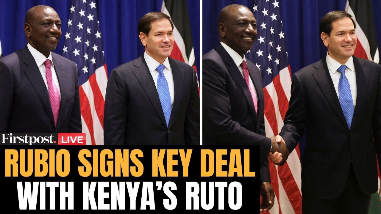 Rubio-Ruto Meeting LIVE: US State Secretary Marco Rubio Signs Health Deal with Kenyan President Ruto