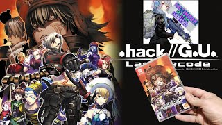 .HACK//G.U. LAST RECODE - Begins Edition Nintendo Switch // Unboxing & Impressions