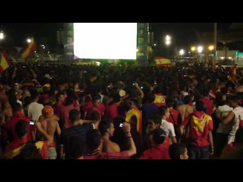 Gol de Iniesta desde Valencia. España campeon del Mundo 2010
