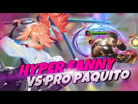 HYPER FANNY VS PRO PAQUITO WHO WILL WIN ? | AGGRESSIVE FANNY GAMEPLAY | MOBILE LEGENDS