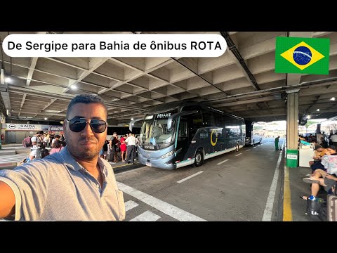 Viajando de Aracaju para Feira de Santana Bahia de ônibus ROTA .
