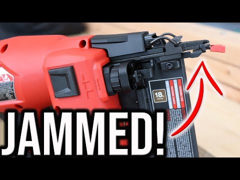 Milwaukee M18 FUEL Gen 2 Brad Nailer Is Jammed.....What Next?