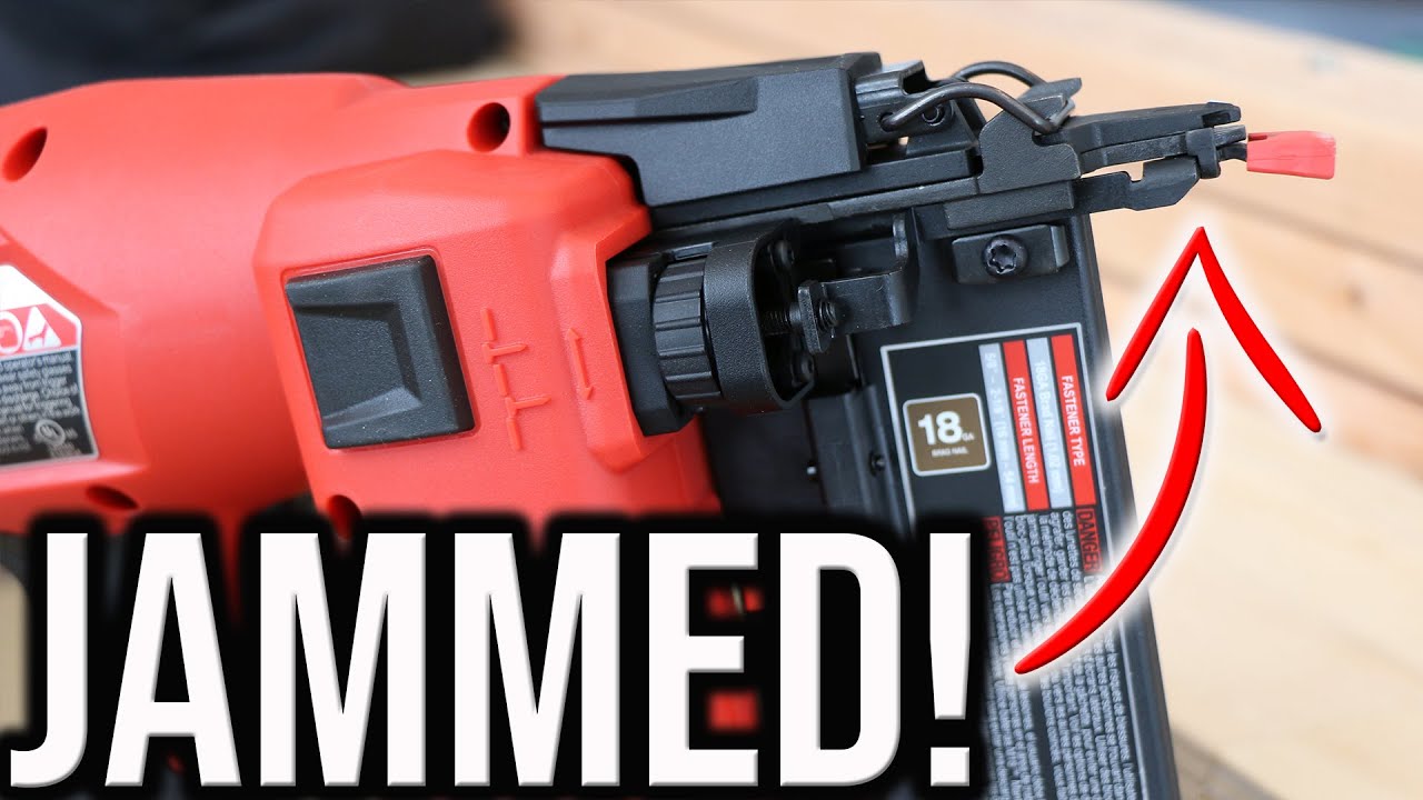 Milwaukee M18 FUEL Gen 2 Brad Nailer Is Jammed.....What Next