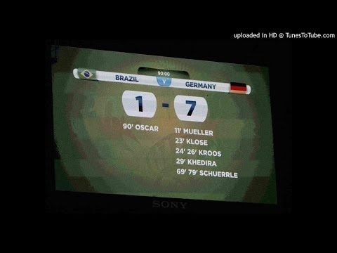 Audio Cadena COPE. Brasil 1 - Alemania 7 / Audio Medley Spain Radio Germany Brazil Manolo Lama