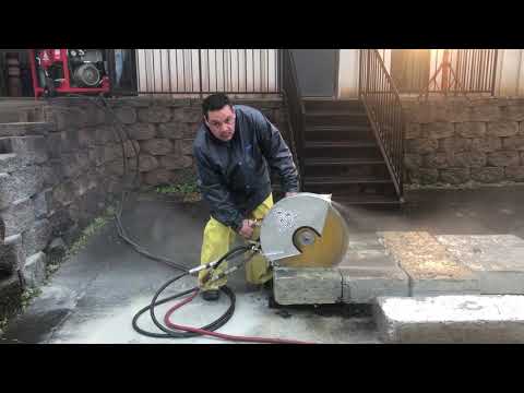 khm concrete-cutting 20 inch 45 angle hand  saw
