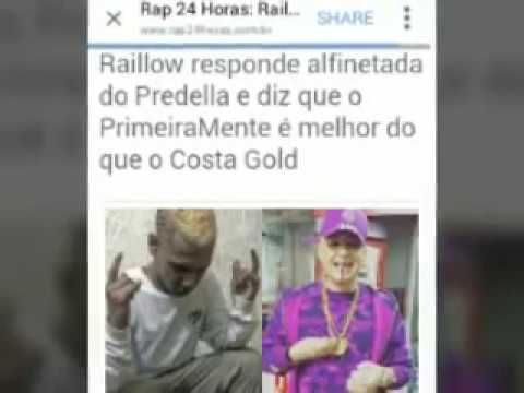 TRETA PREDELLA COSTA GOLD E RAILLOW PRIMEIRAMENTE