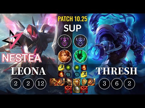 JT Nestea Leona vs Thresh Sup - KR Patch 10.25