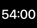 54 Minutes Countdown Timer 3240 Seconds Countdown Timer