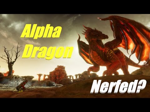 Ark Survival Ascended: Alpha Dragon versus Therizinos