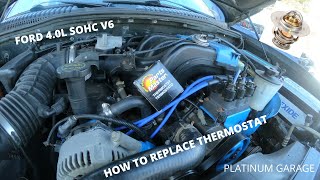 How To Replace the Thermostat (Not Housing) - 2002-2010 Ford Explorer 4.0L V6 SOHC