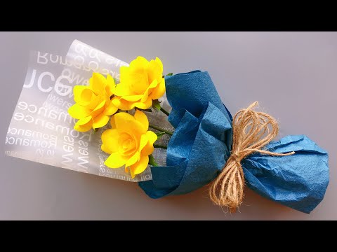 ABC TV | How To Make Rose Paper Flower Bouquet With Shape Punch #3 - Craft Tutorial