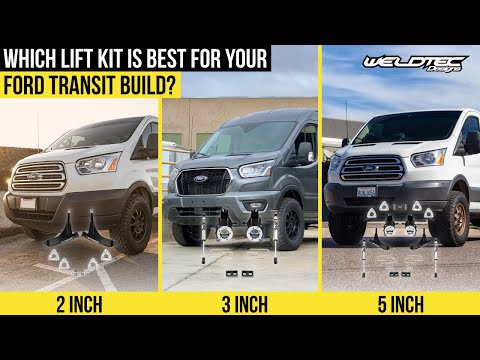 What Ford Transit Lift Kit is Best For You? | Best Suspension upgrade 2", 3" & 5" Transit Lift Kits