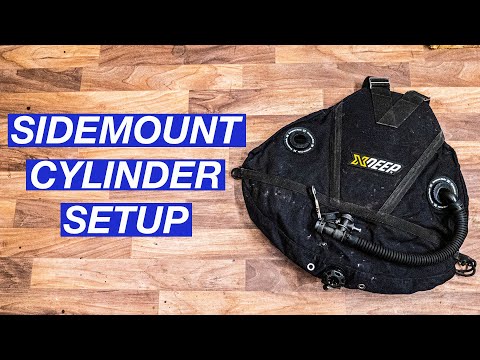 HOW TO SETUP YOUR SIDEMOUNT CYLINDERS | Where to place the boltsnaps on Sidemount Cylinders Tanks