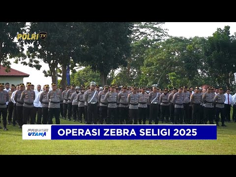 KAPOLDA KEPRI PIMPIN APEL GELAR PASUKAN OPERASI ZEBRA SELIGI 2025