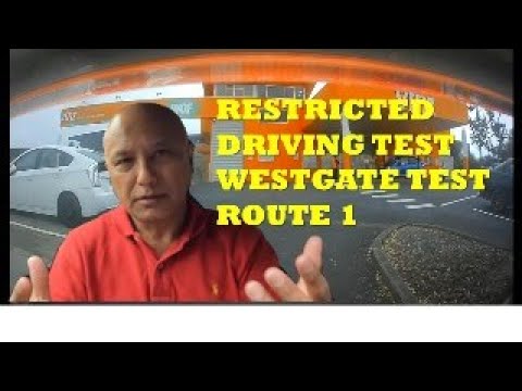 RESTRICTED DRIVING TEST WESTGATE ROUTE 1
